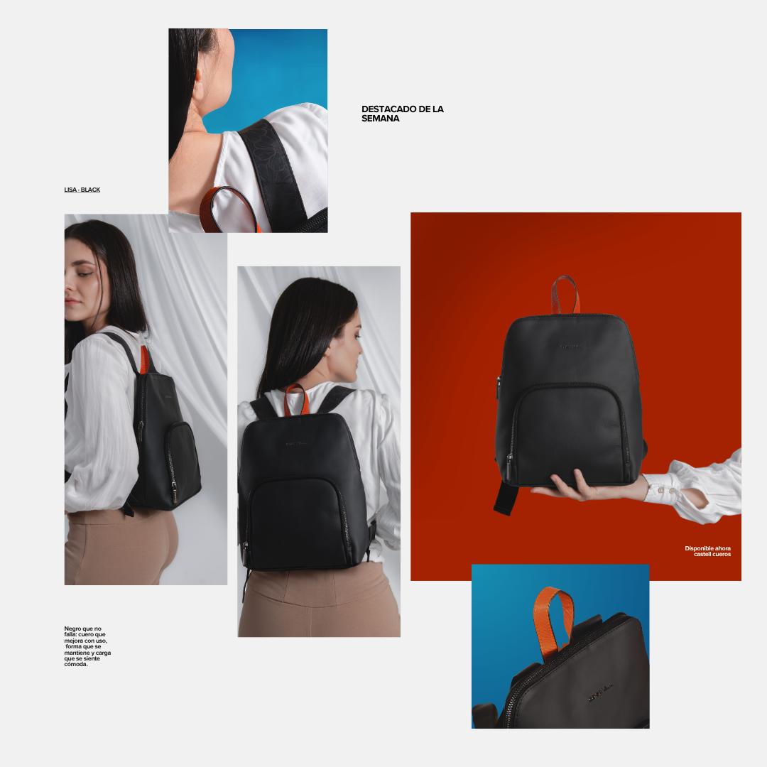 Morral Dama / Cuero / Lisa